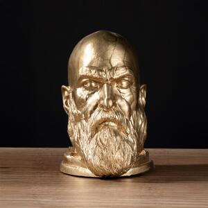 Altın Kratos Kafa Figürü