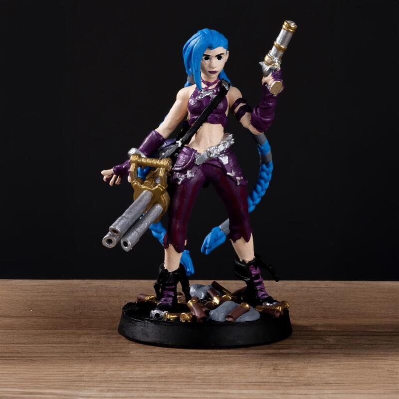 Jinx Karakteri 3d Figür - League Of Legends 