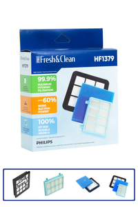 Philips Fc 9331/ Fc 9332/ Fc 9330/ Fc 9516/ Fc 8010 Uyumlu Ön ve Arka Sünger Hepa Filtre Seti